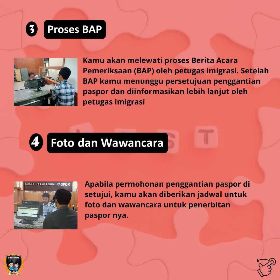 imigrasicilacap's tweet photo. Kanwil Kemenkumham Jawa Tengah Kantor Imigrasi Cilacap

Hallo Sobat Mido, jaga baik baik paspor kamu dan jangan sampai hilang ya..

Atau kamu harus lakukan hal-hal berikut!

@rbkunwas 
@kemenkumhamri 
@ditjen_imigrasi 
@kemenkumham_jateng
#KanwilKemenkumhamJateng https://t.co/5CYGpwCH14