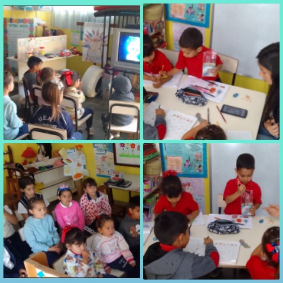 Actividades pedagógicas acompañados por la directora luego de ver una película donde la docente de CRA hablo acerca de los sentimientos y valores que debe tener cada uno de nosotros para la convivencia diaria 👍🏼