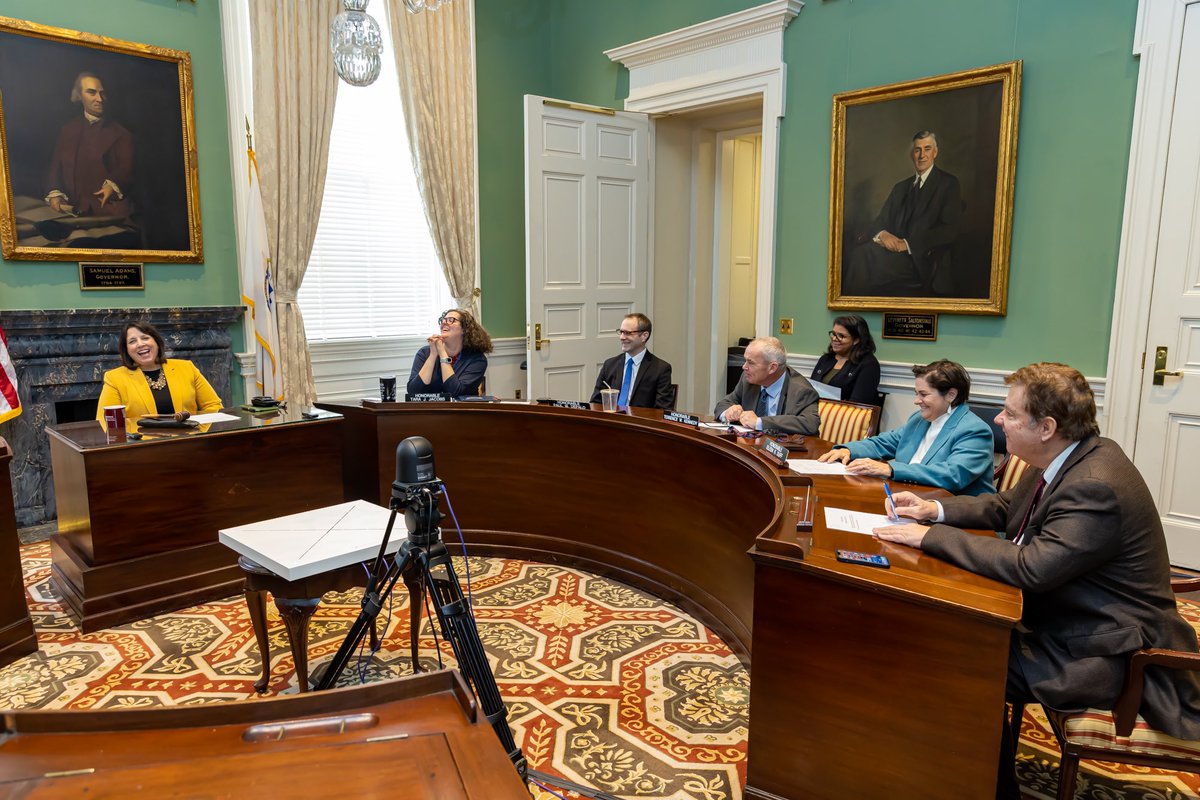 Today, I chaired my first meeting of the Governor’s Council! Looking forward to spending many more Wednesday afternoons with my partners in government.