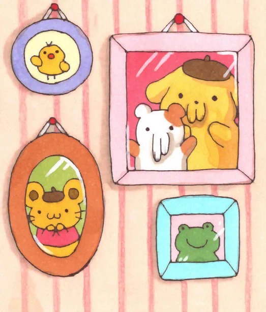Best Friend

#ポムポムプリン #マフィン #イラスト 