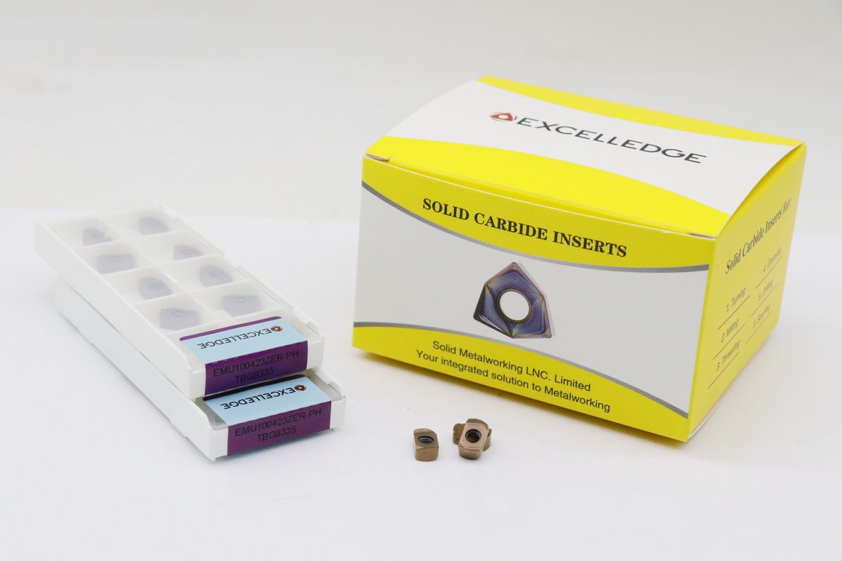 santychung's tweet photo. Extensive range of #CarbideInserts with #EXCELLEDGE for applications.
Stable grade powder.
Precisely produced geometry.
Advanced coating technology.
Excellent resistance to mechanical and thermal shock.
#INNOVEDGE #TurningInserts #MillingInserts #ThreadingInserts #Toolholders https://t.co/ux3WAsTzId