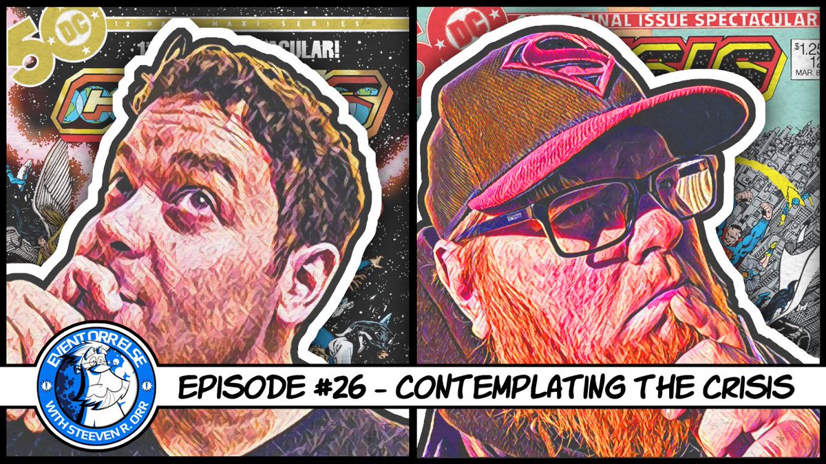 SteevenOrrElse's tweet photo. It's #EventOrrElse EP26 - Contemplating the Crisis With Peter Rios
Need I say more!?
I wrap up Season 2 by sitting down with @peterjrios to talk all about Crisis on Infinite Earths!
Join us, won't you.
#CrisisOnInfiniteEarths #DC #Comics #Podcast
https://t.co/AvyHvHi8x9 https://t.co/GhdOCPzr7S