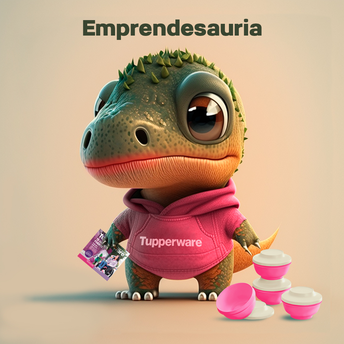 MXTupperware's tweet photo. Como cuando eres godinosauria pero ganas más #ConTupperware® 🦖💕
#viral #meme #dinosaurio https://t.co/CMiRhu9aaO