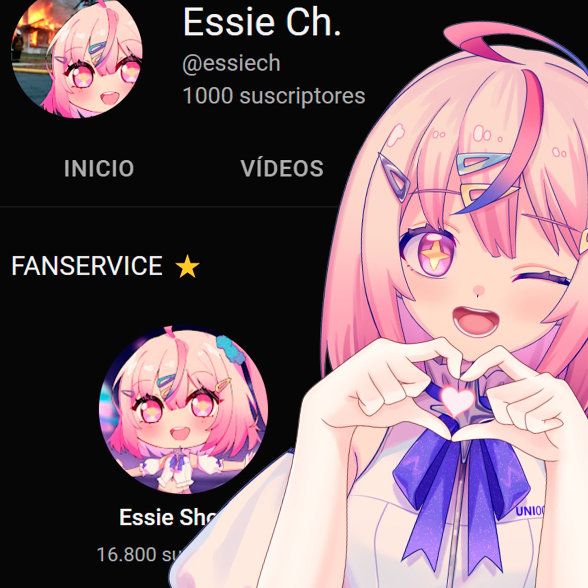 EssieVtuber's tweet photo. 💖¡𝗬𝗔 𝗦𝗢𝗠𝗢𝗦 𝟭𝗞 𝗘𝗡 𝗘𝗟 𝗖𝗔𝗡𝗔𝗟 𝗦𝗘𝗖𝗨𝗡𝗗𝗔𝗥𝗜𝗢!💖
¡Este año me propuse a tener más redes sociales activas y la verdad nunca deja de sorprenderme todo el apoyo que me dan! ¡Muchas gracias, hijos del diabloo! 😭

⭐𝗘𝘀𝘀𝗶𝗲 𝗖𝗵→  https://t.co/X978AdExAN https://t.co/VbnWIAZvmm