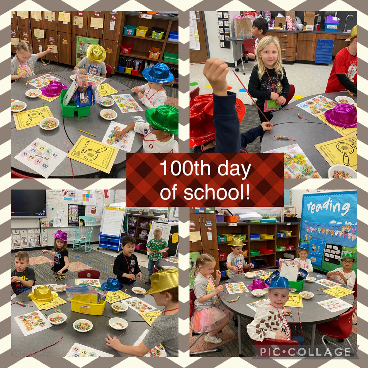 Kindergarten completed their missions, rescued Zero the Hero,  and saved the 100th day! #LyonLeads #IloveRockwallISD