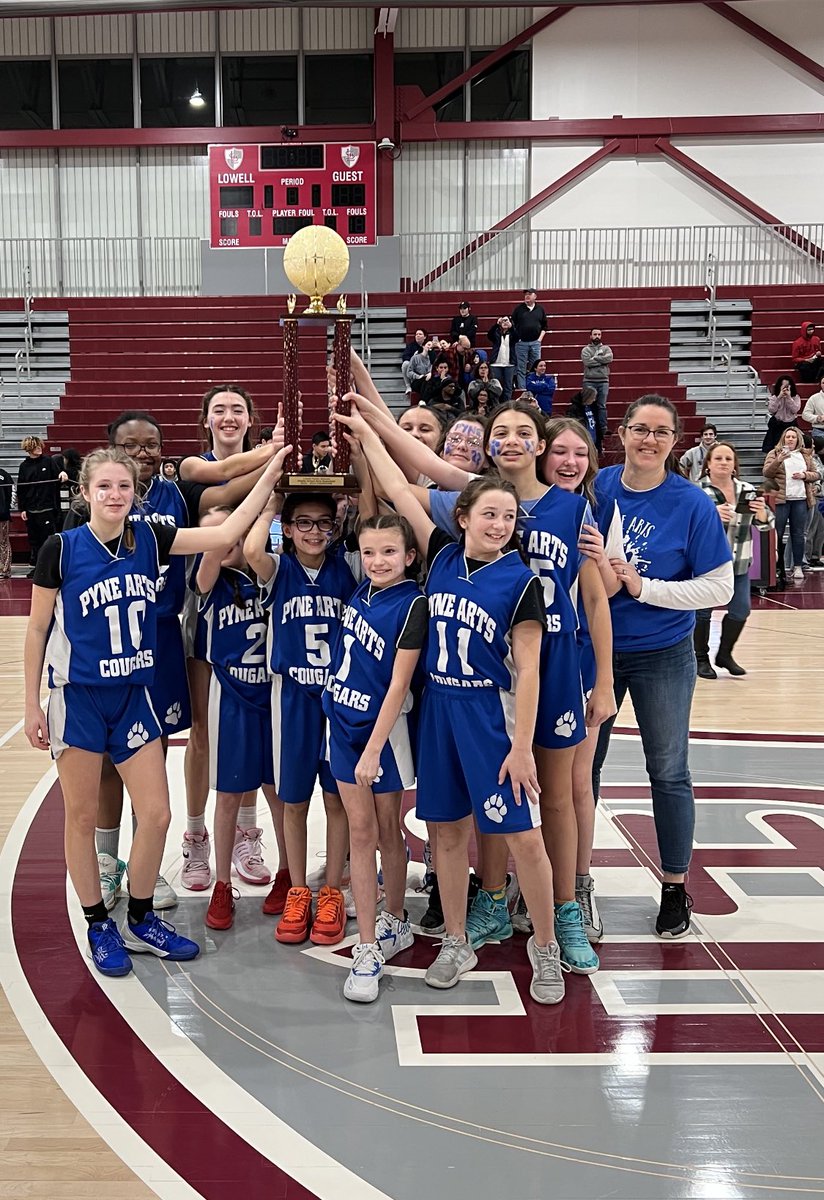 _LHSAthletics's tweet photo. The ladies of the @PyneArtsLPS are your 2022-2023 Middle School Basketball Champions! Both teams worked very hard to make it to todays competition! #WeAreLowell https://t.co/IjQms58qb9
