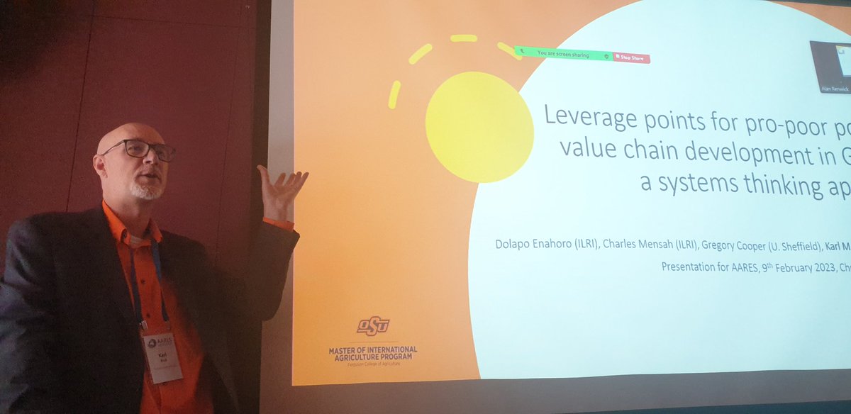NazmunRatna's tweet photo. #AARRS2023 Prof. Karl Rich, Oklahoma State University, presenting on a MS on Linking Research on #SystemDynamicsModelling and Policy @Bhavani1Shankar @CoopG93 @LincolnUniNZ https://t.co/NOSwYWmTkP