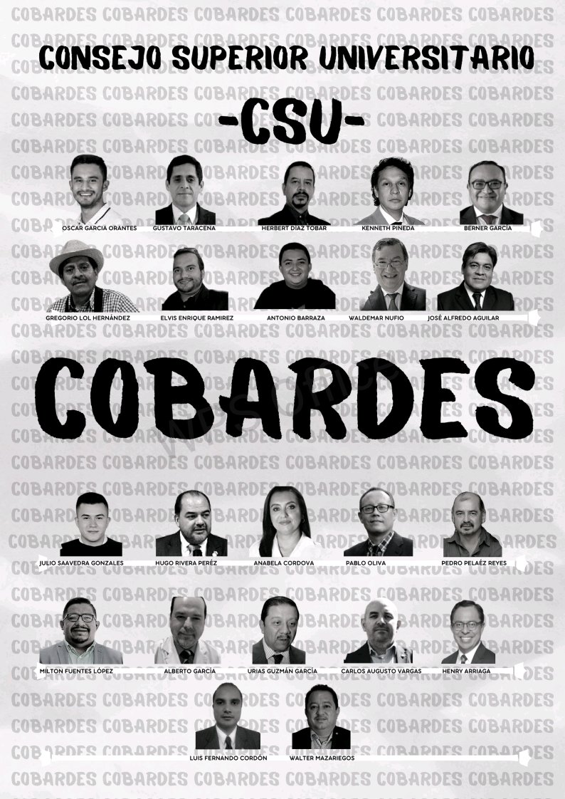 El miedo siempre ha sido utilizado como un método de represión y sumisión.

En la USAC, las autoridades lo utilizan para acabar con cualquier voz disidente, con cualquier oposición, el silencio sin dudas es el mejor aliado para ellos.

✍🏻: @ernest_in 
telegrafo.gt/el-miedo-como-…