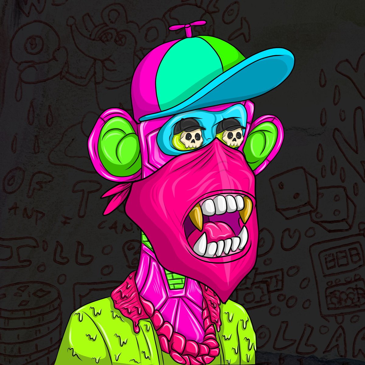 atlastalisman's tweet photo. I really appreciate artists who continually innovate with their art and brand. @CakeNygard keeps remixing the @CakedApes with super tasty additions, like this #shitsuit overlay 💩

Point me to the sewer I am READY FOR DOOKIE DUTY!

#dookiedash #cakedapes #cakenygard #NFT https://t.co/yxAo7cmda3