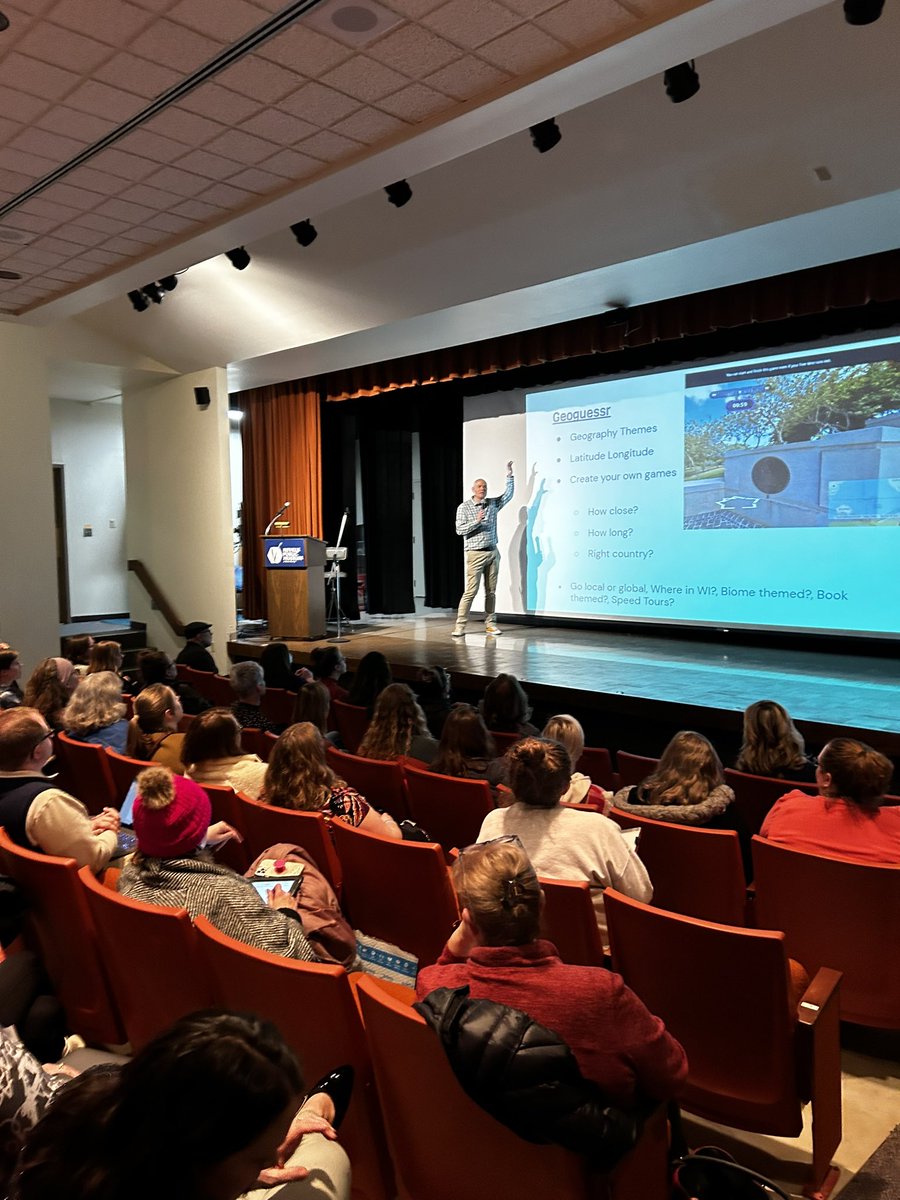 Nice work <a href="/jdreier1/">Jason Dreier</a> at #tundra23 sharing <a href="/geoguessr/">GeoGuessr</a>