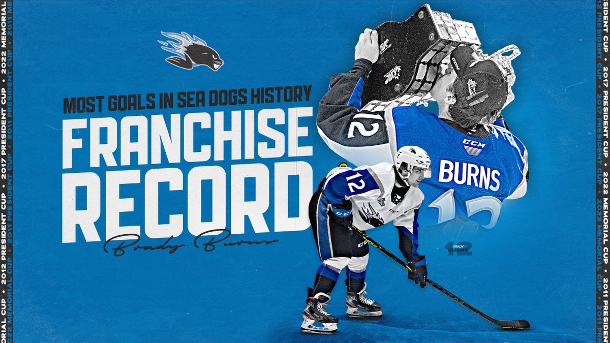 🔥BURNS 🔥

With that goal, Brady Burns now holds the record for most career goals in Sea Dogs History! 

#CityofChampions