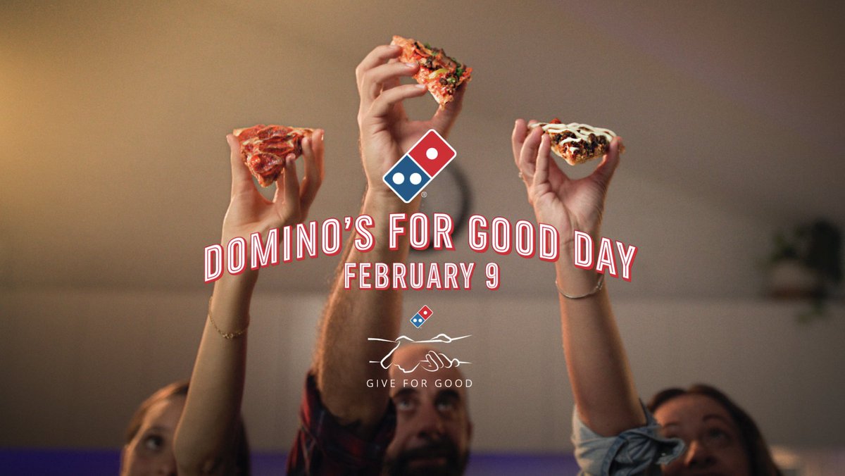 Help us raise some ‘dough’ on world pizza day with <a href="/Dominos_AU/">Domino's Australia</a>'s Give For Good initiative donating $1 to rural aid with every pizza bought today 🥳🍕 #GiveForGood #WorldPizzaDay