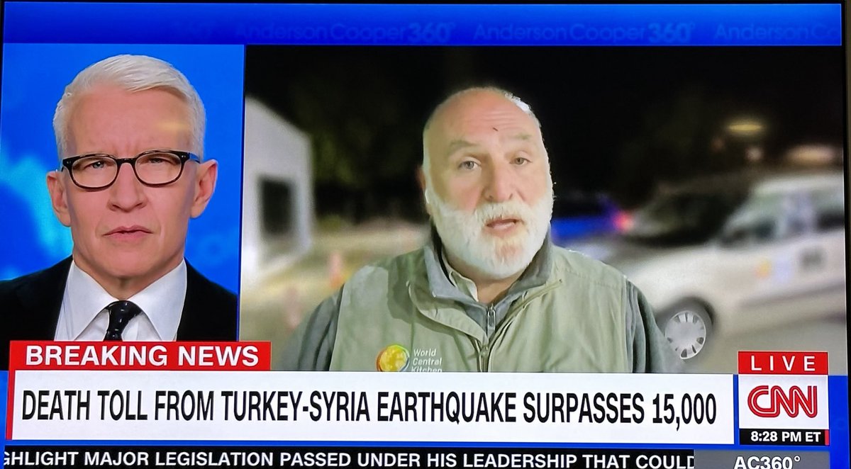 Why hasn’t ⁦<a href="/chefjoseandres/">Chef José Andrés 🕊️🥘🍳</a>⁩ received the Nobel Peace Prize? The man is a treasure.