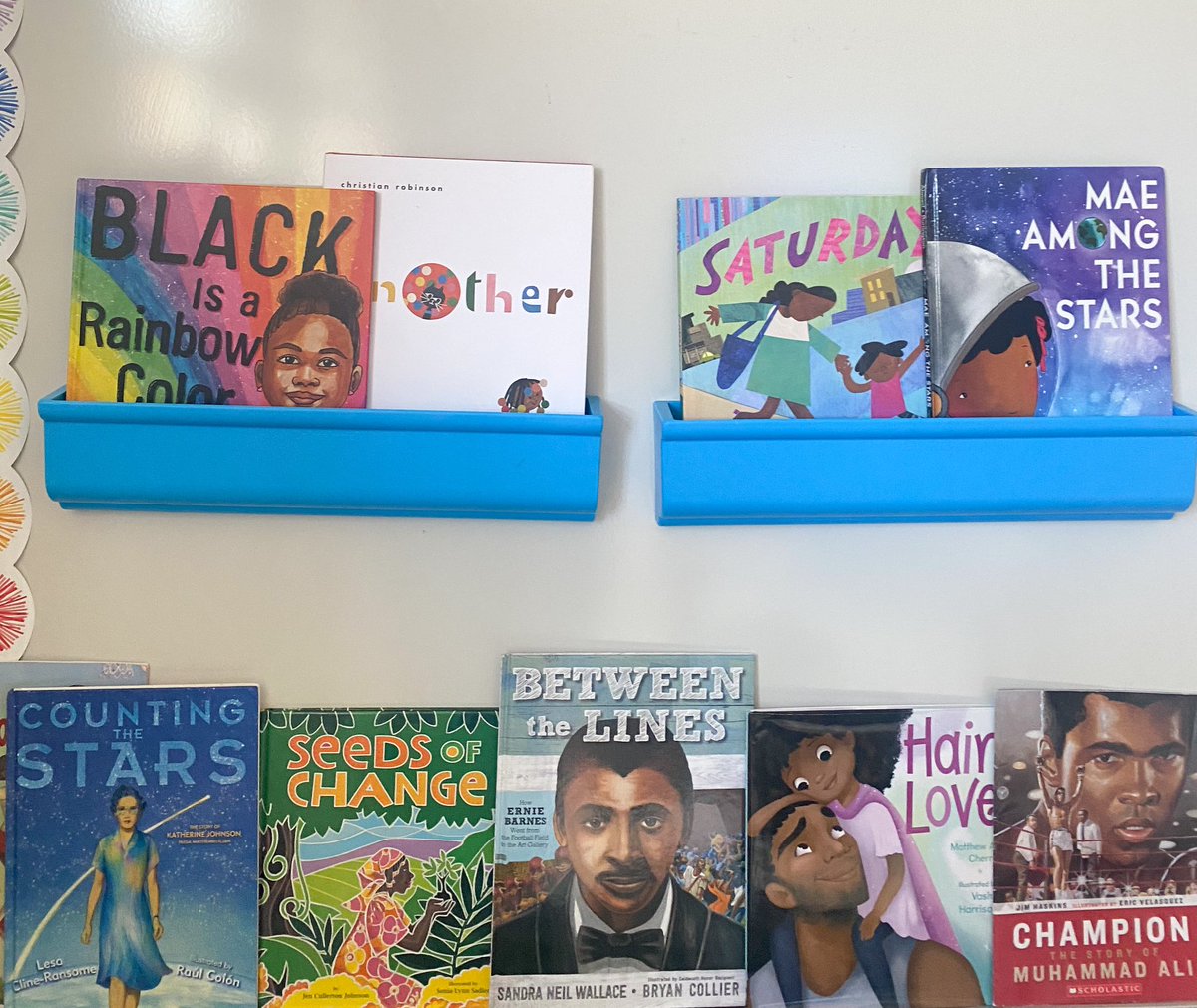 This month we’re highlighting books in our classroom library that celebrate Black heroes, Black authors &amp; illustrators, and stories of Black joy. #BlackHistoryMonth <a href="/FairhillES/">FairhillES</a> <a href="/FCPSEquity/">Fairfax Schools Equity and Cultural Responsiveness</a> #webelongatFairhill
