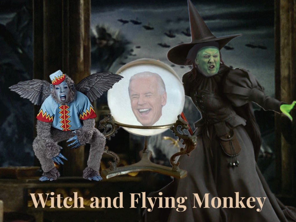 PeterBMeme's tweet image. #FlyingMonkey #MarjorieTraitorGreene and #witch  #KevinMcCarthy @SpeakerMcCarthy @Repmtg @GOPHouseOfRep @GOPHouse @POTUS