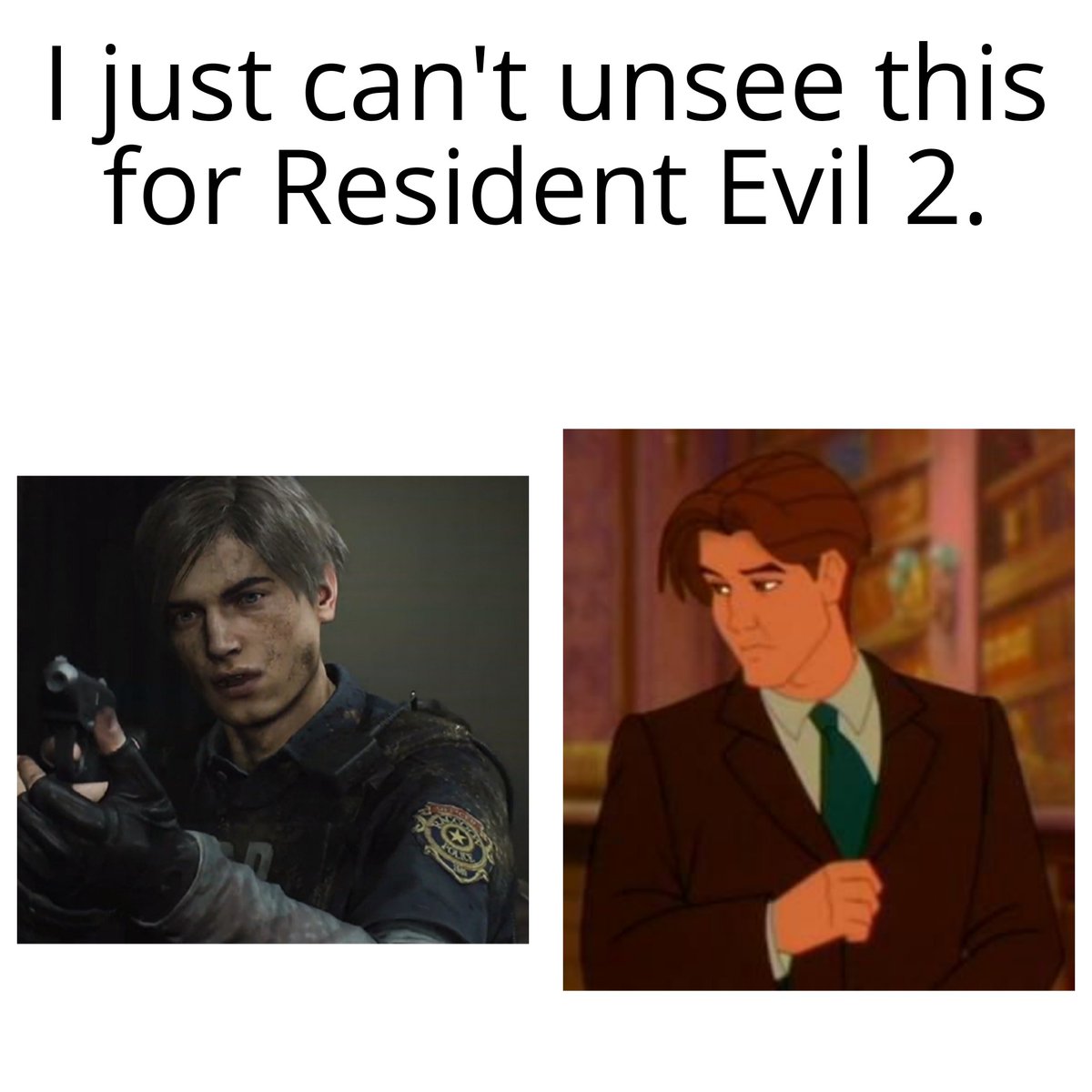 Intense_much88's tweet photo. With this recent deployment #anastasia the movie makes a lot more sense. 
Streaming this live now! Come and join us! 
#RE2 #ResidentEvil2 #LeonKennedy #dimitri #characterdesign #Memes #residentevil2remake #videogames #streaming #LIVENOW https://t.co/mawN8o6T0T