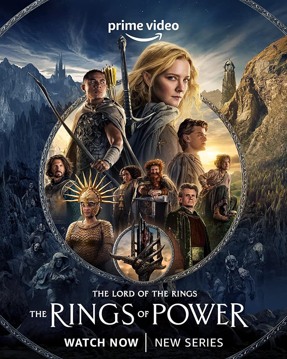 MerinasaPCapfan's tweet photo. Last year we watched these 2 shows and 2  movies on Prime Video.  #LotrTheRingsOfPower, #TheLibrarians, #TheNorthman, and #Cyrano. They were all great. I can't wait for more Lord of the Rings. https://t.co/ZAjlKfFoHg