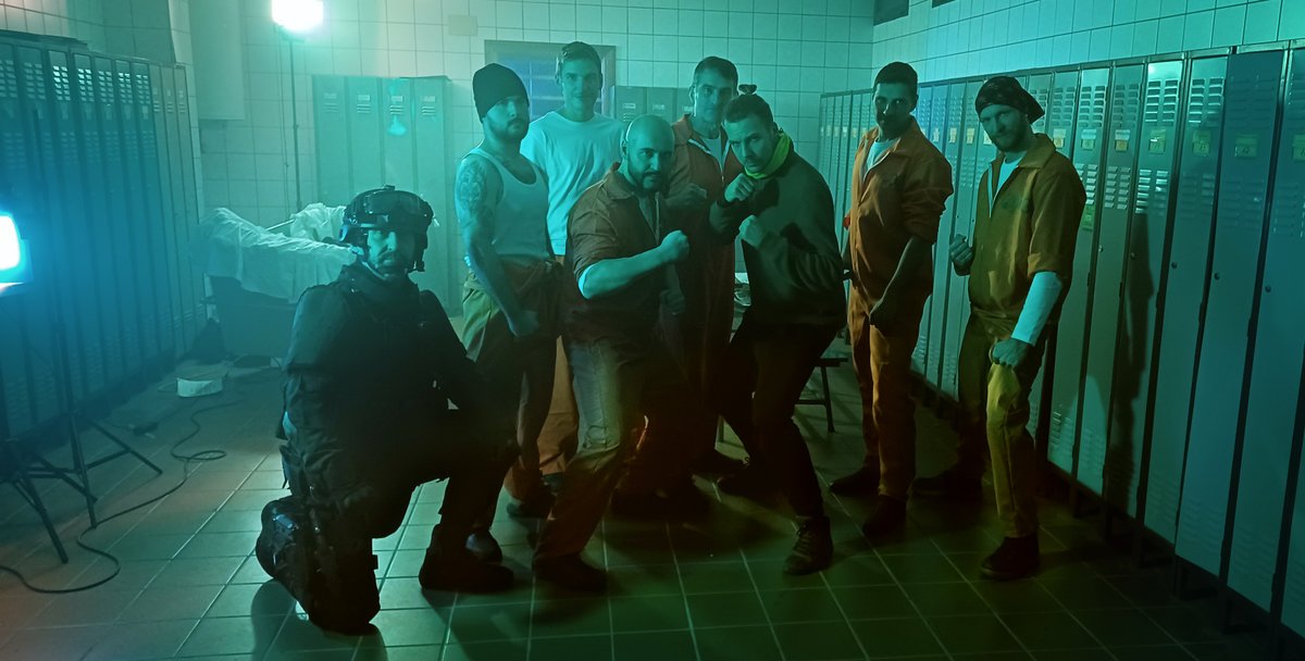 GeorgeKarja's tweet photo. Rough dogs from the jail... 🎬🔥🔥🔥
#BTS #ROUGHDOG #movie #behindthescenes #GeorgeKarja #LaKátanaFilms #LKstuntTeam #ImaniFilms #ComingSoon #filming #actionmovie #inproduction
@LaKatanaFilms in association with @IMANIFILMS presents #RoughDogMovie © 2023 All rights reserved. https://t.co/9sd4ZITdG0