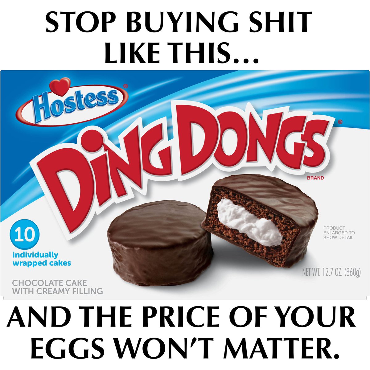 HelbrookStormy's tweet photo. 🤷🏻♀️Yeah…well…like it or not…it’s true. Much of what we buy to eat, has NOTHING to do with staying in optimum operating condition physically. Eggs are KEY…Ding Dongs are NOT. Dump the shit you eat…save money…and buy more eggs. Go back to the basics, folks.
#GetHealthier https://t.co/jGJb7w8npi