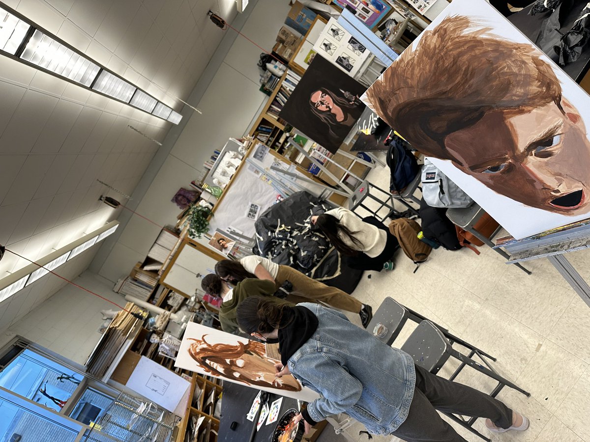 Props and scenic painters brought the energy today!! Amazing work for #Urinetown well under way! <a href="/NMasquers/">North Shore HS Masquers</a> <a href="/NSArts1/">North Shore Fine & Performing Arts</a>