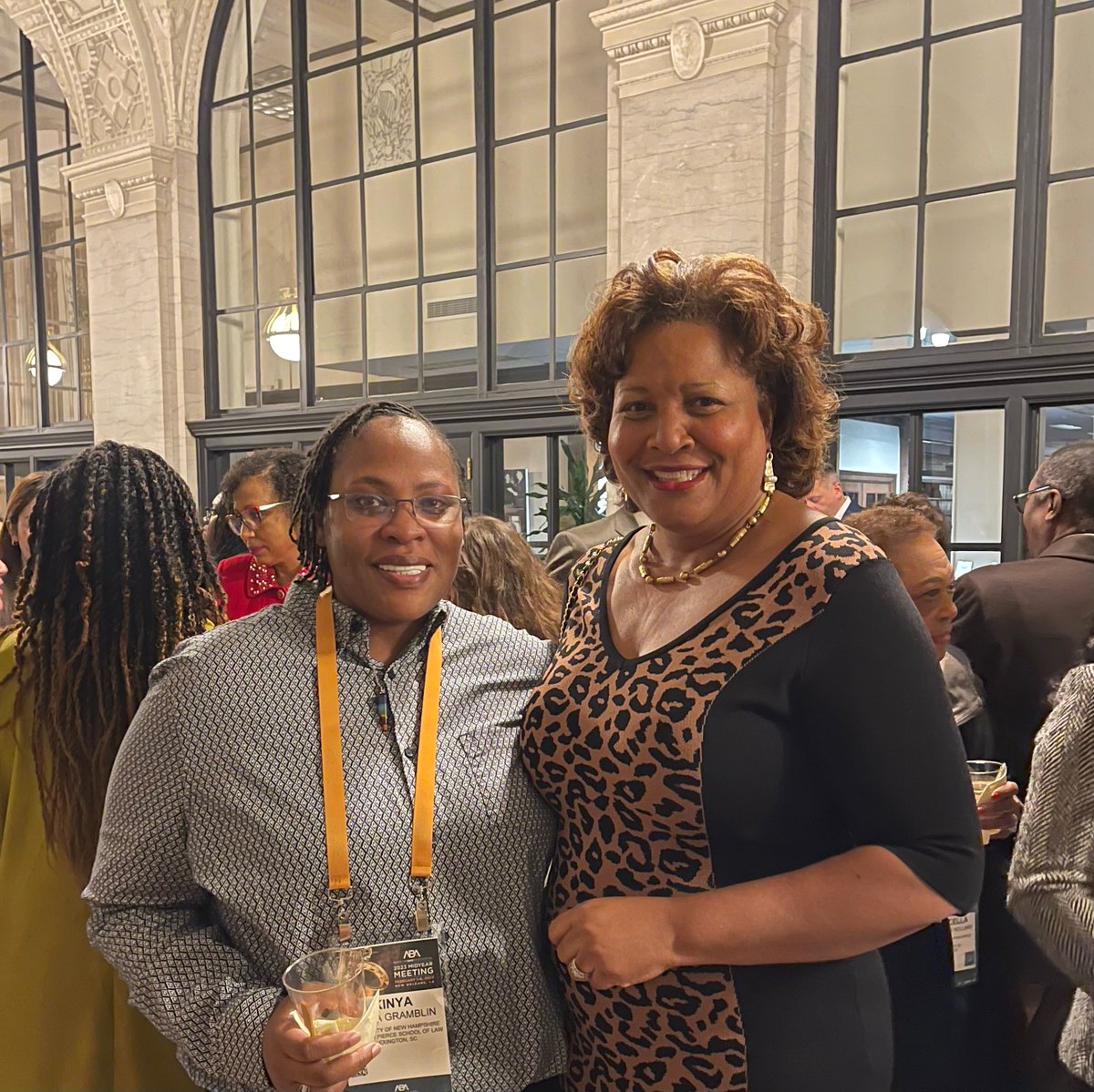 Recently, <a href="/UNHLaw/">UNH Franklin Pierce School of Law</a> students Kinya Gramblin, Praise Sanders, Kerry Shamnoski, and Joshua Sprague Oliveira represented our school at the American Bar Association Judicial Clerkship Program. Thanks to our Career Services Office for facilitating this opportunity!