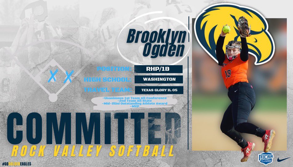 OgdenBrooklyn's tweet photo. I’m proud to announce that I’ll be continuing my academic and athletic career at Rock Valley College. I want to thank my family, and God. But most importantly my parents, they sacrificed so much to make my dreams come true. I’m excited to say that I’m officially a Golden Eagle! https://t.co/pyT6RHBQZq