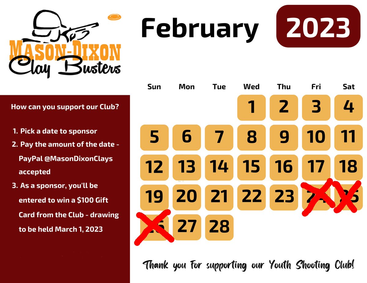rogerbeardsley's tweet photo. @MDClayBusters To our family and friends, coworkers and colleagues, Mason-Dixon needs your help!  Mason Dixon Clay Busters youth shooting club is raising funds to cover the costs of ammo and the road to Nationals for our shooters.  Please help the club. See instructions below. https://t.co/JDb2XeU3jR