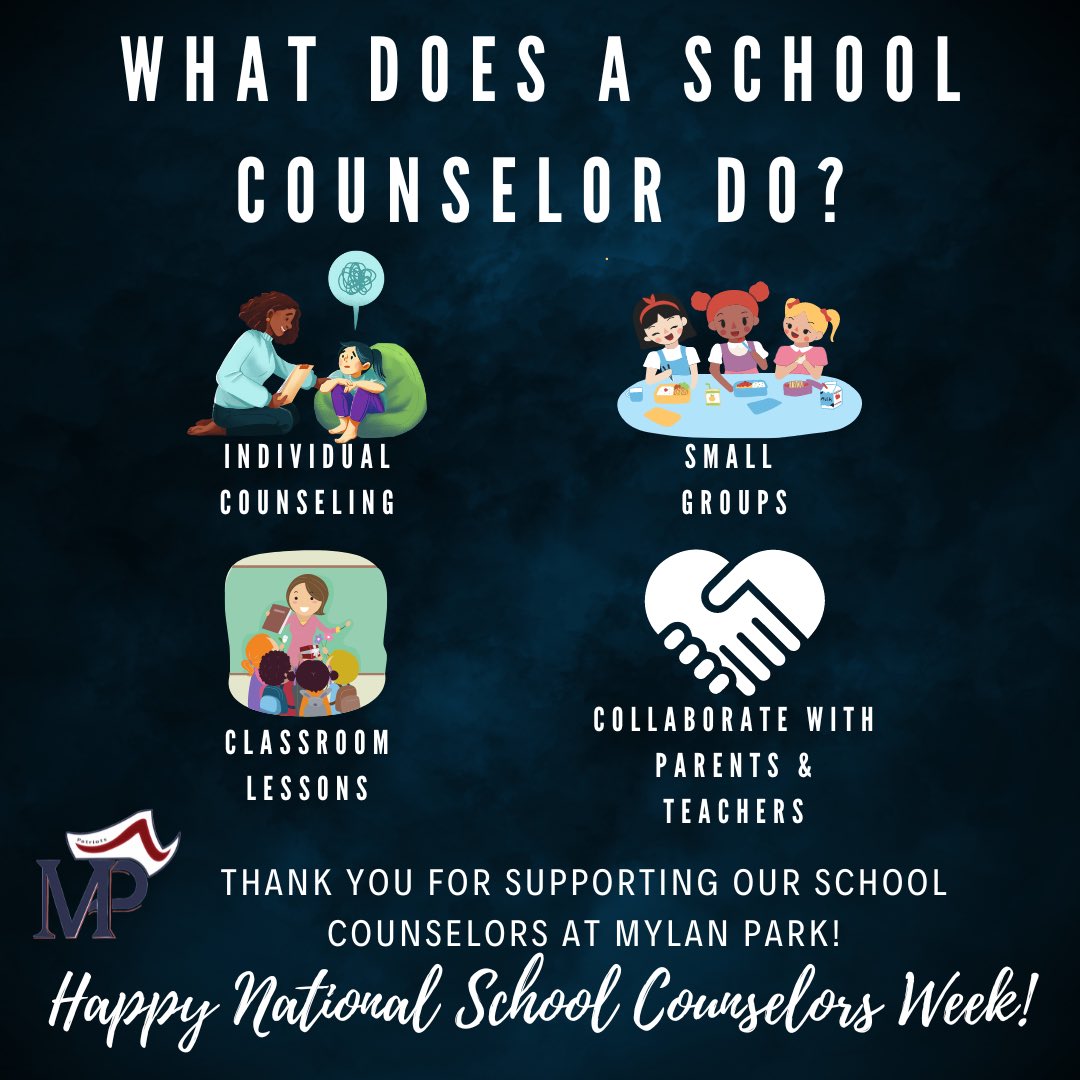 ❤️💙Our School Counselors go above and beyond for our Patriots each and every day! Check out the many ways they make a difference at The Park. ⬇️ #mylanpatriots #NSCW23 <a href="/Monongalia_Co/">Monongalia County Schools</a> <a href="/MCSCounseling/">MCS Schl Counseling</a>
