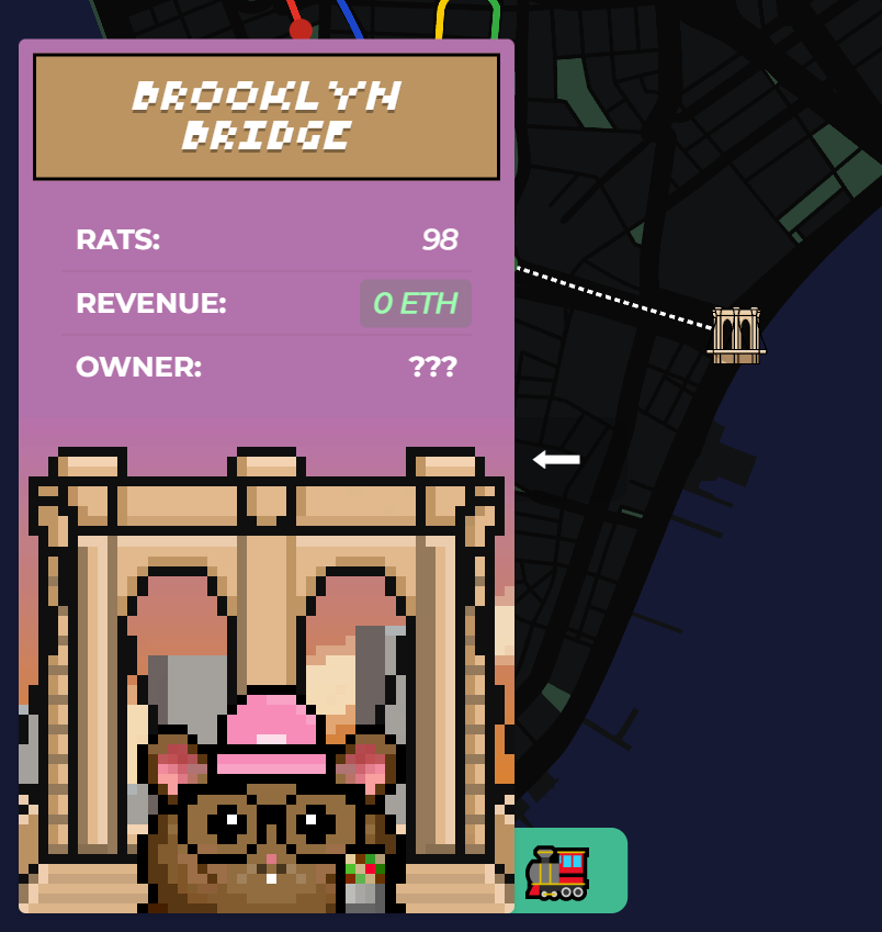 SubwayRatsNft's tweet photo. Wizard, Glow, Rainbow, Tiger, Angel, and Albino rats are now available in Off The Rails.
Also, we added a minor but pleasing update to our map.
#RatsKeepBuilding https://t.co/MEHz08GlCn