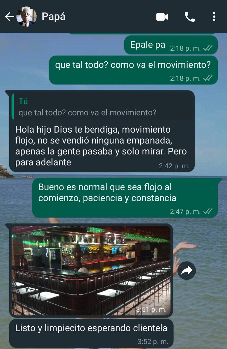 imcaslo's tweet photo. EPA ISLA DE MARGARITA🏝️ 
✨Necesito de su magia✨

Mi papá comenzó ayer un nuevo negocio, "Yalovey" un restaurante - tasca - bar cerca de la Santiago Mariño ( por la heladería 4D).

Él está muy emocionado pero los primeros días son rudos, y necesito ayudarlo 🙌🏼

✨LIKE Y RT PLS✨ https://t.co/4wCBaaS852