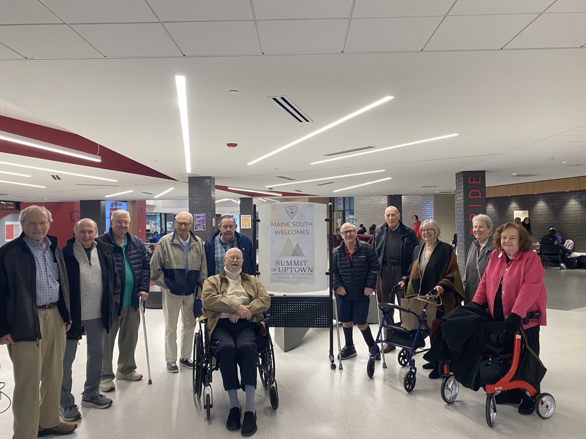 ⁦⁦⁦Alex Stathakis’ Journalism students interviewed ⁦<a href="/SummitOfUptown/">The Summit of Uptown</a>⁩ residents while Marylee Moore’s Photography students took their portraits. This made for a delightful morning <a href="/Maine_South/">Maine South HS</a>. Can’t wait to see the completed Legacy Project!