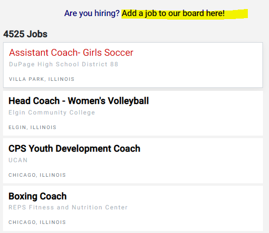 CoachesApp1's tweet photo. As our App continues to grow, we would love to get feedback on how we present our App.

What can we do to vamp up our job board?

https://t.co/63g8wZtPFo https://t.co/b30uqnl7Oc