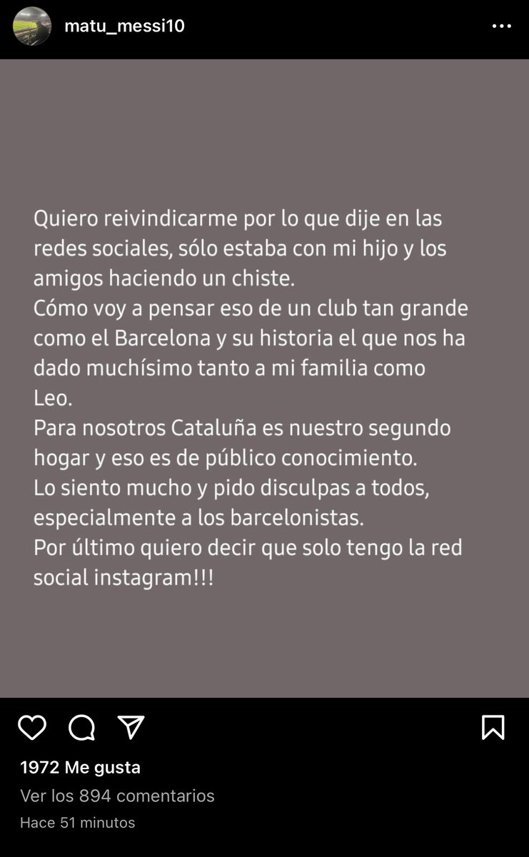 El hermano de Messi pide perdón