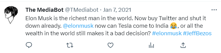 Found an old tweet <a href="/elonmusk/">Elon Musk</a>, funny how it goes sometimes. #elon #Tesla