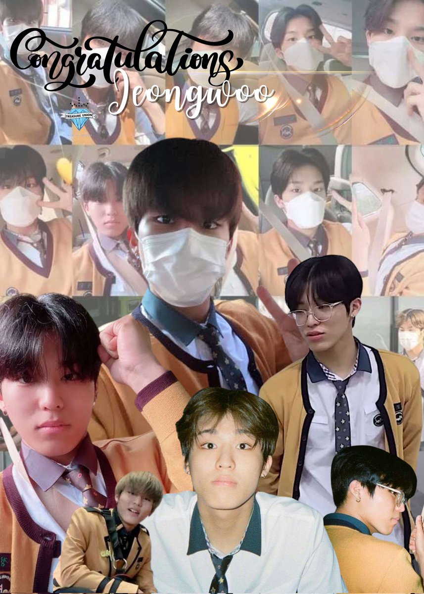 TREASUREunion's tweet photo. Congratulations Jeongwoo!! You've worked hard! We're really proud of you♥️♥️

OUR SOPASTAR JEONGWOO
#HappyGradWOOation
#트메모두_정우의_졸업축하해
 #박정우 #PARKJEONGWOO
@treasuremembers https://t.co/i4xMqftZ2F