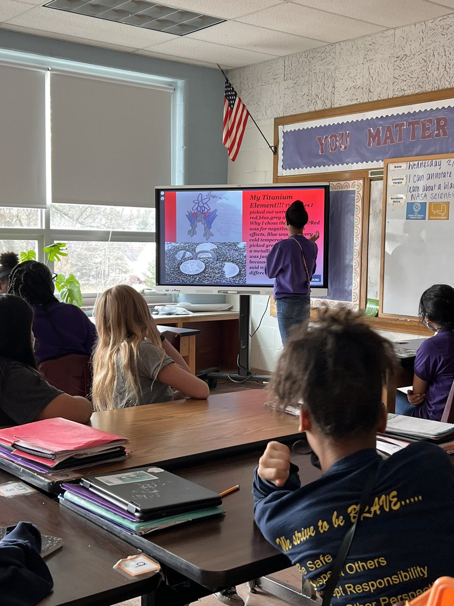 Ms_A_Matthew's tweet photo. Awesome things have been happening in 6th grade science!! Students researched an element on the Periodic Table and then designed a character based off that element. Their presentations have been amazing! π€© #ScienceSuperstars #OASbrave @OlmstedSouth https://t.co/8vCgjgMNYK
