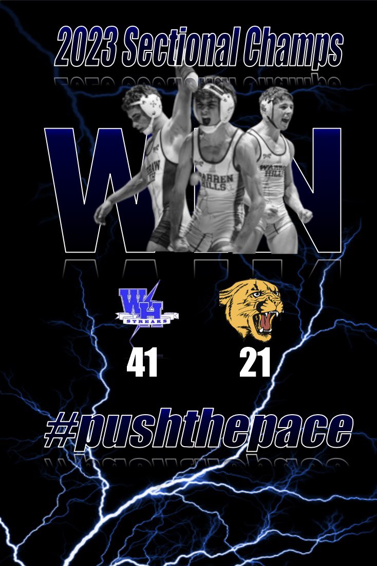 Sectional Champs!!!!!!!!!!! We are back on Friday night for the Group 3 Semi Finals! #pushthepace