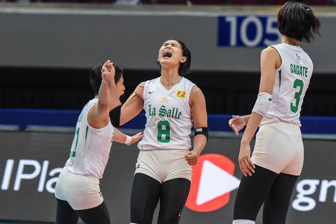 UAAP S85 VOLLEYBALL SCHED R1:

FEB 26 | 2PM
— DLSU vs UST

MAR 1 | 4PM
— DLSU vs UP

MAR 5 | 3PM
— DLSU vs ADMU

MAR 8 | 10AM
— DLSU vs UE

MAR 11 | 12PM
— DLSU vs FEU

MAR 18 | 3PM
— DLSU vs NU

MAR 22 | 12PM
— DLSU vs AdU

#GoLaSalle 🏹💚 @JolinaDC