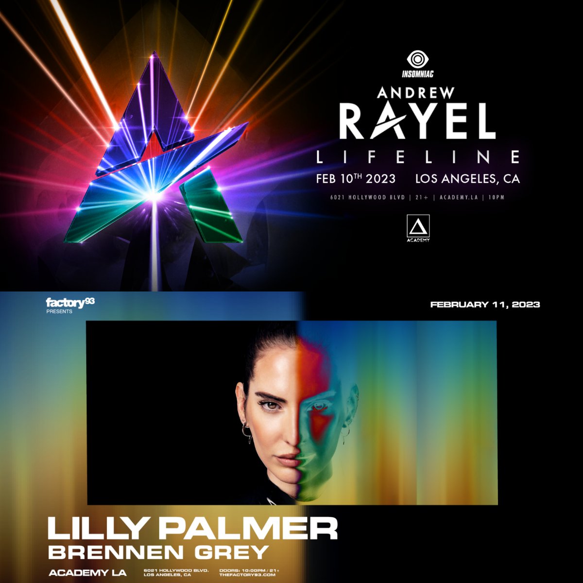 nightowlgl's tweet image. This week at #AcademyLA
Tickets - nightowlguestlist.net
FRI - #AndrewRayel
SAT - #Factory93 presents #LillyPalmer