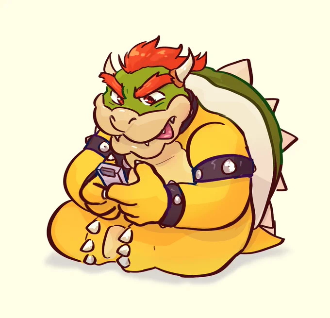 Love the idea of Bowser being a retro gaming buff #NintendoDirect 