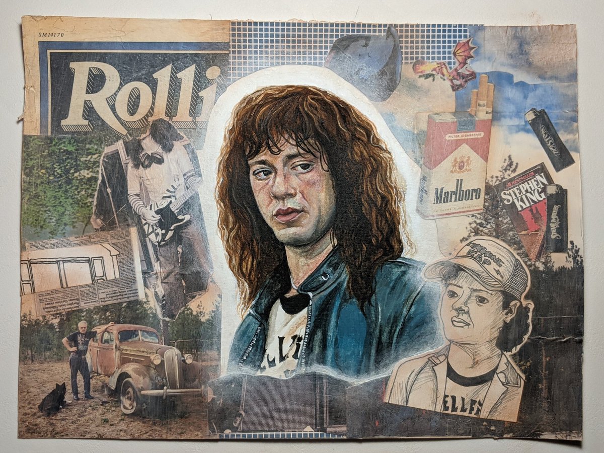 galaxikytten's tweet photo. I finally finished painting the Ed Boy ✨ *in fran fine's voice* he's so handsome #eddiemunson https://t.co/YkCfa17XkP