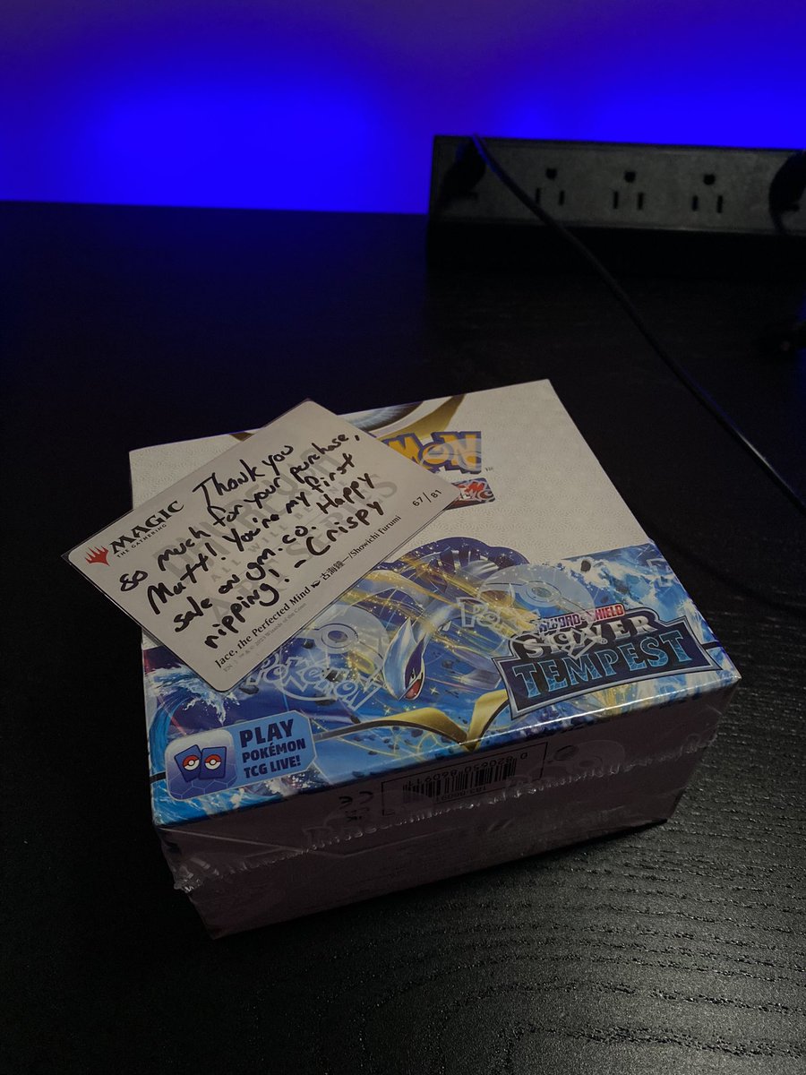 matteverse ⚔️ (@matteverse) on Twitter photo PXN delivered.
Many from the NFT space might find denial, be dismissive of this fact but <a href="/projectPXN/">Phantom Network</a> has a working service.
I ordered a pokemon booster box through gm.co for 0.07 ETH from trusted and vetted seller <a href="/CCC_TCG/">Crispy's Cardboard Corner</a> and it arrived in less than a week. PXN delivered.
Many from the NFT space might find denial, be dismissive of this fact but <a href="/projectPXN/">Phantom Network</a> has a working service.
I ordered a pokemon booster box through gm.co for 0.07 ETH from trusted and vetted seller <a href="/CCC_TCG/">Crispy's Cardboard Corner</a> and it arrived in less than a week.