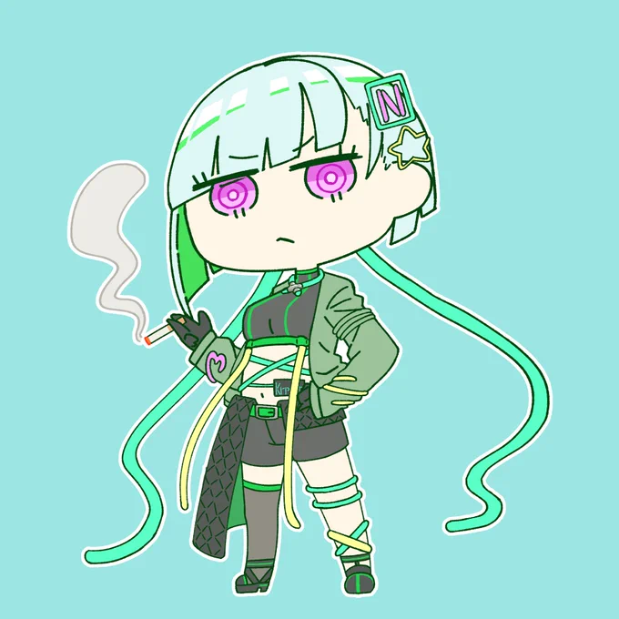 オリキャラのネオンちゃんです 