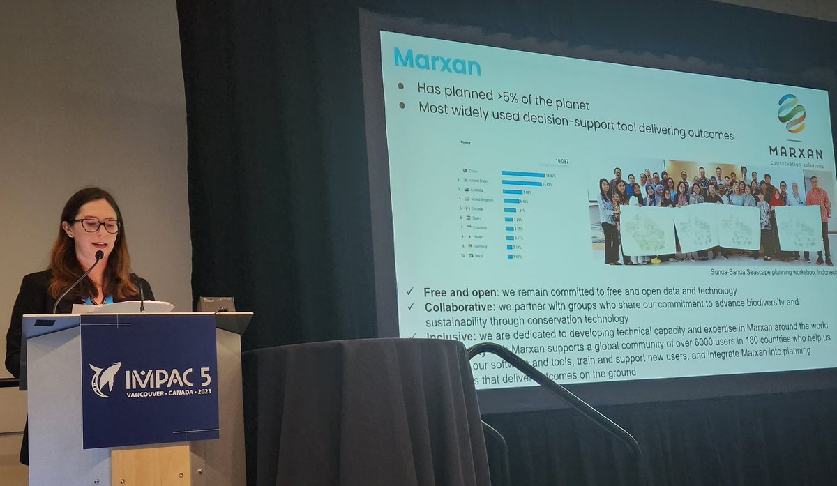 Great mini MARXAN symposium at #IMPAC5. Thank you to all presenters Kate from TNC, Jacob from CPAWS, Alex from Universidad de Quito and Trevor Wiens, and all attendees after 6 long days. <a href="/Marxan_Planning/">Marxan</a>