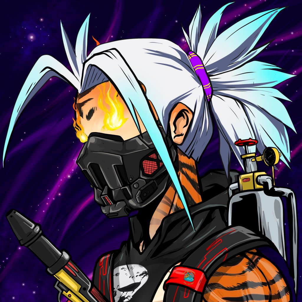 ZennyTheChenyo's tweet photo. Absolutely blown away! THIS is amazing im shocked by combo alone let alone the art work! Got that tiger blood burning through the eyes !🐯Needless to say its hard to breathe with this FIRE drop! 🔥
#NFT #TSAS #rideordie #thatgas @CrownedApesSG @CryptoFranks @ASully1115 🤌🤙 https://t.co/7YNkDK2Z7X