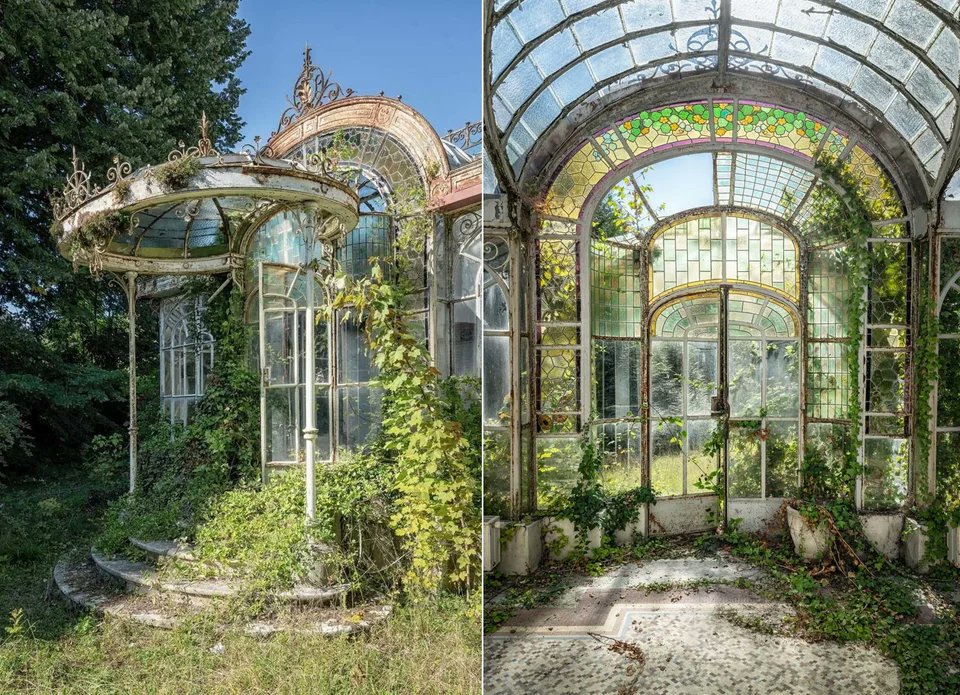 perezfecto's tweet photo. La dosis diaria de belleza: en algún lugar de Francia fue abandonada esta casa jardín victoriana. Qué metáfora de lo que es la belleza. https://t.co/3A5pnSLrpZ