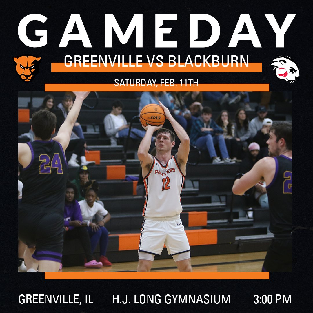 Greenville University Athletics (@gupanthers) on Twitter photo It's game day! <a href="/gu_mbball/">Panther Basketball</a> hosts Blackburn College at home today. Good luck guys! #gupanthers
Live Video: team1sports.com/prepcasts/
Live Stats: athletics.greenville.edu/sports/mbkb/20โฆ It's game day! <a href="/gu_mbball/">Panther Basketball</a> hosts Blackburn College at home today. Good luck guys! #gupanthers
Live Video: team1sports.com/prepcasts/
Live Stats: athletics.greenville.edu/sports/mbkb/20โฆ