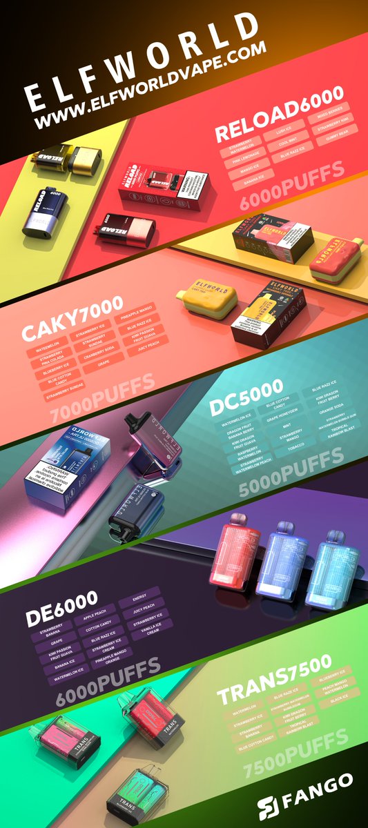 ELFWORLD_CHINA's tweet photo. Do you have Crush Vape?
Elfworld series of products
❤️Smooth and chic appearance
❤️Bringing authentic taste
It's the feeling of heartbeat!!!
Whatsapp: https://t.co/tkiTm9E8wL
#elfworld #vape #vaping #vapor #vapelife #ecig #cigarette #smoke #smoker #smoking #puff #pod #electronic https://t.co/TbzFaohss8