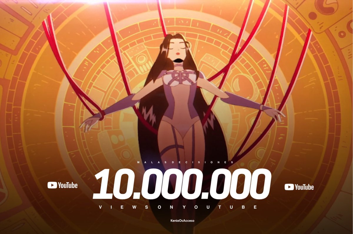 “Malas Decisiones” de <a href="/KeniaOs/">NINI</a> Supera la cifra de 10 Millones de views en Youtube!

- Es el 1er video lyrics de K23 en superar dicha cifra.
