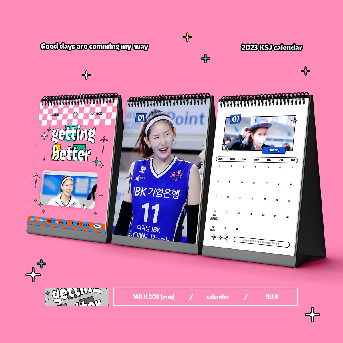 ˗ˋˏ 𝐊𝐈𝐌𝐒𝐔𝐉𝐈 𝐒𝐞𝐚𝐬𝐨𝐧 𝐆𝐫𝐞𝐞𝐭𝐢𝐧𝐠𝐬, ˎˊ˗ 
"𝐠𝐞𝐭𝐭𝐢𝐧𝐠 𝐛𝐞𝐭𝐭𝐞𝐫" 𝐩𝐫𝐞𝐯𝐢𝐞𝐰 ꯁ

#김수지

선수님께 어제 전달 완료하였습니다.
RT해주시는 두분 추첨하여 선물로 드리겠습니다. ꯁ